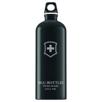 Пляшка для води SIGG Swiss Emblem Touch, 1 л (чорна)