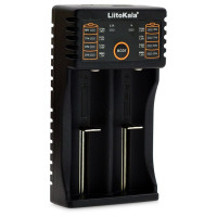 Зарядний пристрій Liitokala Lii-202, Ni-Mh/Li-ion/Li-Fe/LiFePO4, USB, Powerbank, LED, Box