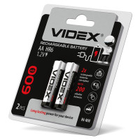 Аккумуляторы Videx HR6/AA 600mAh double blister/2шт