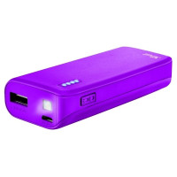 Портативная батарея Trust Primo, 4400 (фиолетовый)