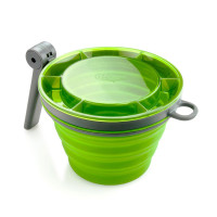 Складная чашка GSI Outdoors Collapsible Fairshare Mug (зеленая)