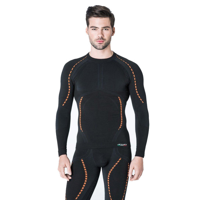 Футболка Accapi X-Country Long Sleeve Shirt Man 999 black, XS/S 