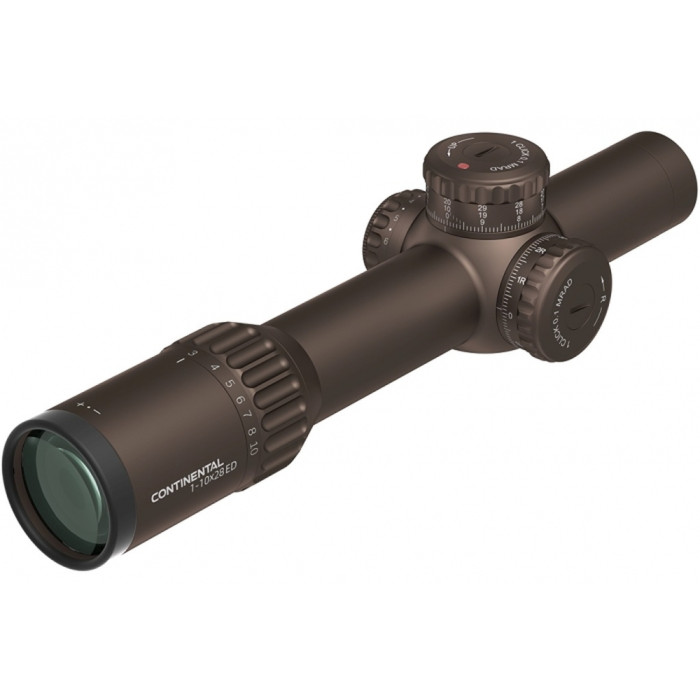 Приціл оптичний Vector Optics Continental X10 1-10x28 (34 мм) ED FFP illum. VET-CTR FDE 