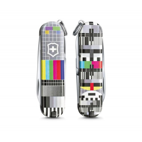 Складаний ніж-брелок Victorinox Classic Limited Edition 2021" Retro TV " (0.6223.L2104) 