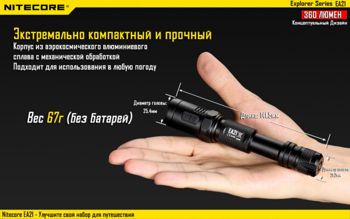 Ліхтар Nitecore EA21 