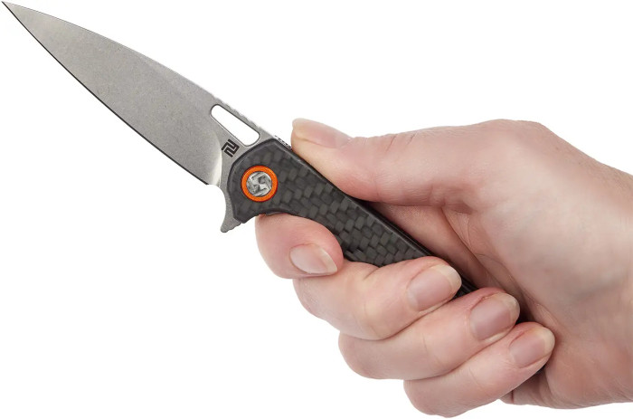 Ніж Artisan Archaeo CF, D2 