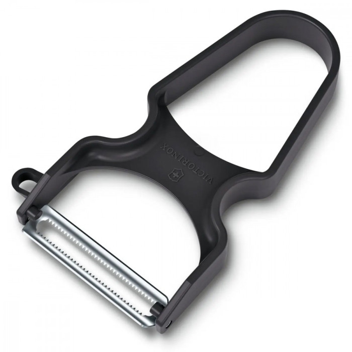 Овочечистка Rapid двосторон. хвиль. лезо Чорн. (109x65x13мм) 