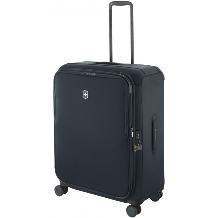 Чемодан на 4 колесах Victorinox Travel Connex Ss/Deep Lake L Expandable 102/113 л (Vt609874) 