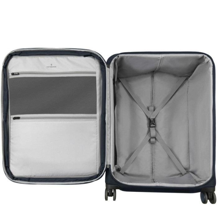 Чемодан на 4 колесах Victorinox Travel Connex Ss/Deep Lake L Expandable 102/113 л (Vt609874) 