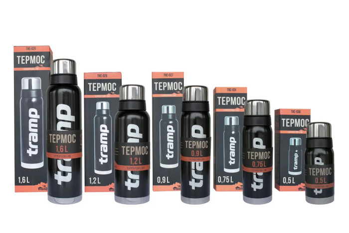 Термос Tramp Expedition Line 1,6 л, Сірий 