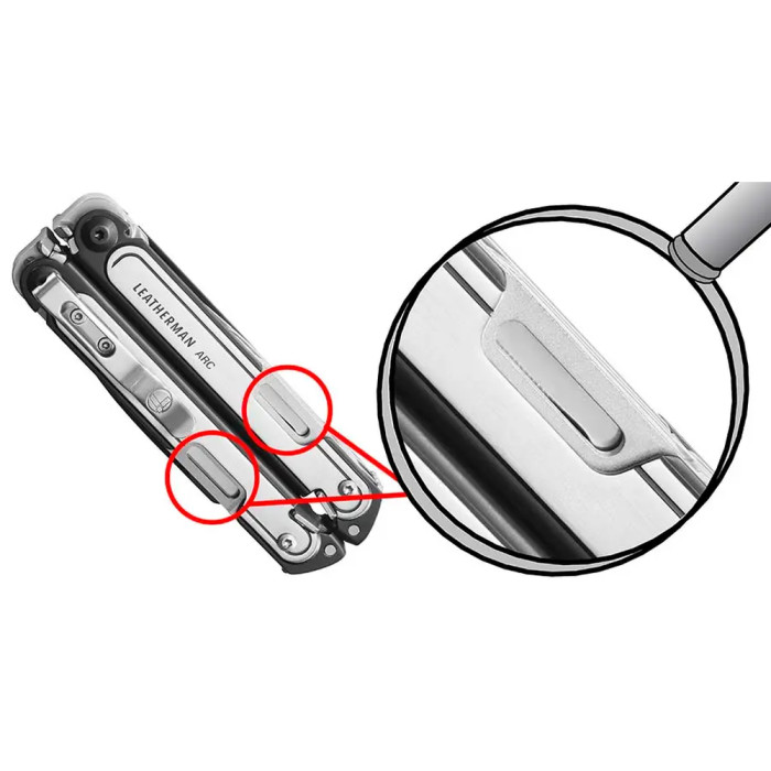 Мультитул Leatherman ARC, нейлоновий чохол, біти 