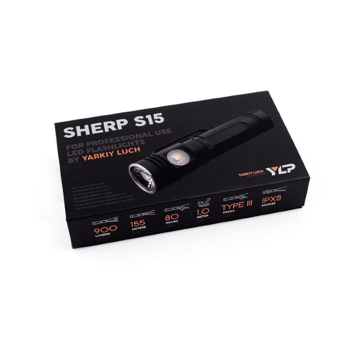 Ліхтар яскравий промінь YLP SHERP S15 
