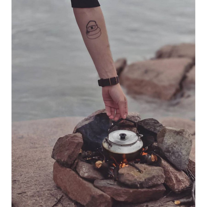 Чайник Trangia Kettle 27 Small з пластиковим вушком 0.6 л 