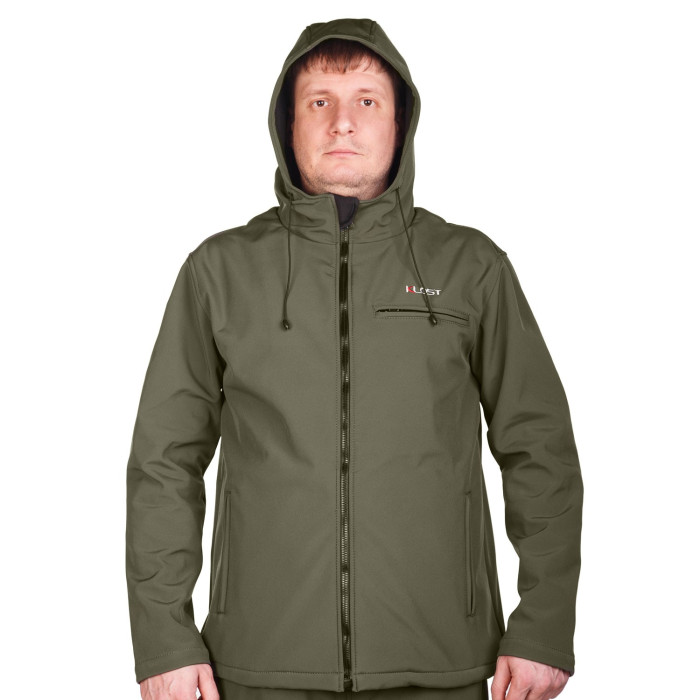 Куртка KLOST Soft Shell мембрана, Капюшон з затягуванням, 5015, XXXL 