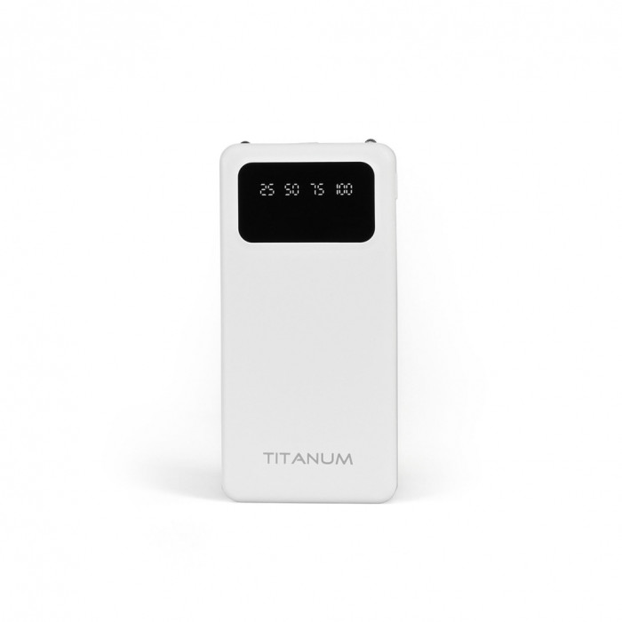 Повербанк 10000mAh TITANUM OL21 White 