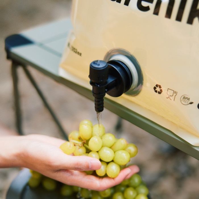 Складаний контейнер для води з поліетилену Naturehike CNK2450CF027, 10 л, блакитний 