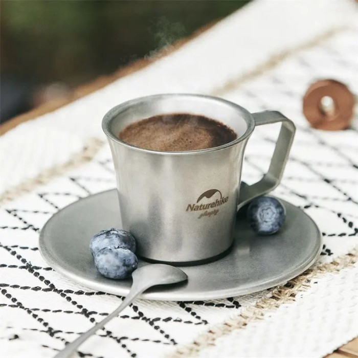 Набір посуду Naturehike NH21SJ001, 3 предмети, нержавіюча сталь 