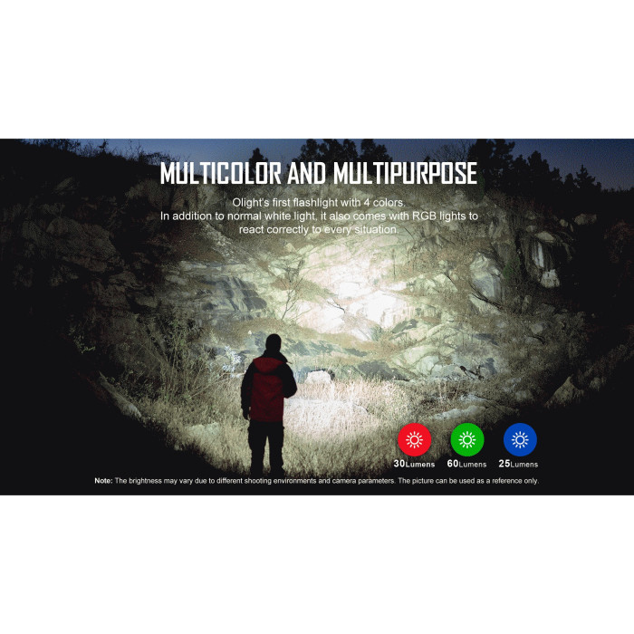 Ліхтар Olight Freyr білий/синій/зелений /червоне світло ц: чорний 