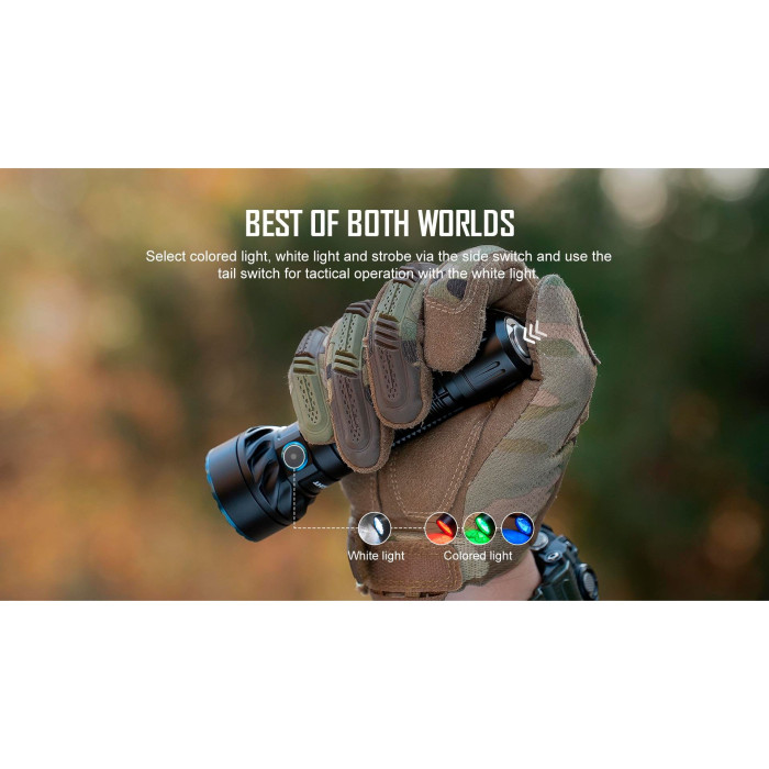 Ліхтар Olight Freyr білий/синій/зелений /червоне світло ц: чорний 