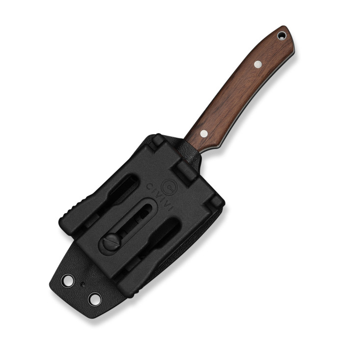 Ніж фіксований кишеньковий Civivi High Grass Field Knife (7,4 см) 14C28N / Wood дерево з чохлом