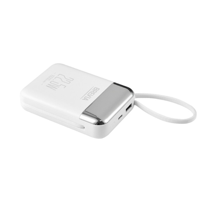 Повербанк (Power Bank) Brevia 10000mAh 22.5W Type-C+Lightning Cable, Li-Pol, LCD 