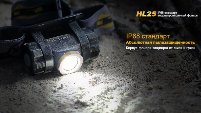 Ліхтар Fenix HL25 XP-G2 (R5), сірий 