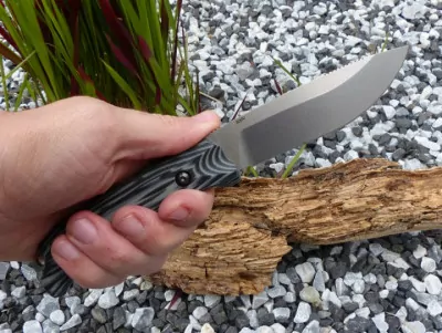 Ніж виготовлене на верстаті сідло mountain Skinner, G10 (15001-1) 
