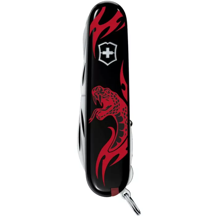 Складаний ніж Victorinox HUNTSMAN ZODIAC Вражаюча змія 1.3713.3.Z4351u 