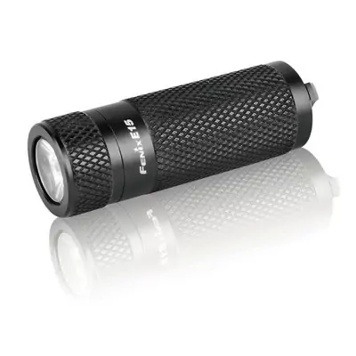 Ліхтар-брелок Fenix E15 Cree XP-E, сірий, 170 лм.