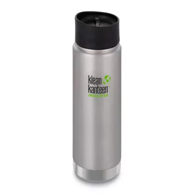 Термофляга широка Вакуумна кришка Klean Kanteen з матової нержавіючої сталі 592 мл