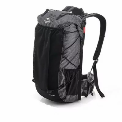 Рюкзак туристичний Naturehike Rock NH20BB113, 40L + 5L, чорний