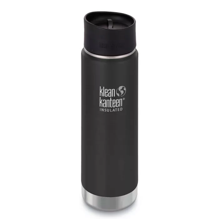 Термофляга Klean Kanteen широка Вакуумна кришка для Кафе сланцевий чорний матовий 592 мл 