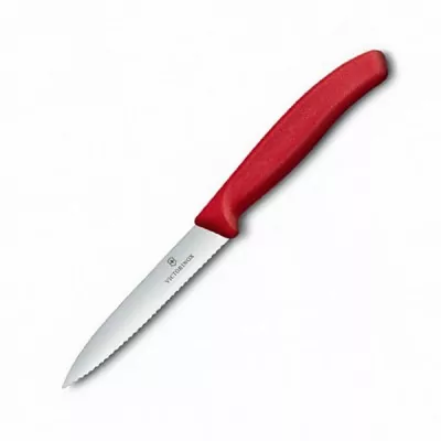 Ніж кухонний Victorinox SwissClassic Paring 10 см (серрейтор)