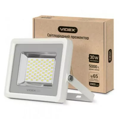 Прожектор VIDEX 30W 5000K 220V White (VL-F305W)