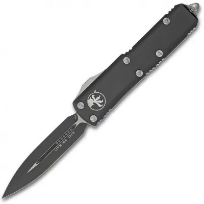 Ніж лезо Microtech UTX-85 з подвійною кромкою чорного кольору (232-1) 