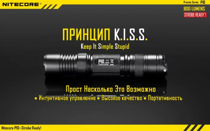 Ліхтар Nitecore P10 