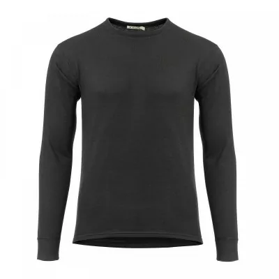Термокофта чоловіча Aclima WoolTerry 220 Crew Neck Jet Black M 