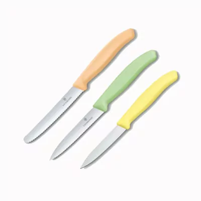 Набор Victorinox Swiss Classic Trend Colors Paring Knife Set из 3-х ножей (6.7116.34L2)
