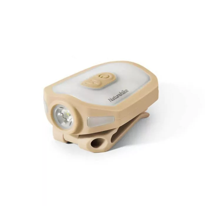 Ліхтар з кліпсою Naturehike NH21ZM013, бежевий 