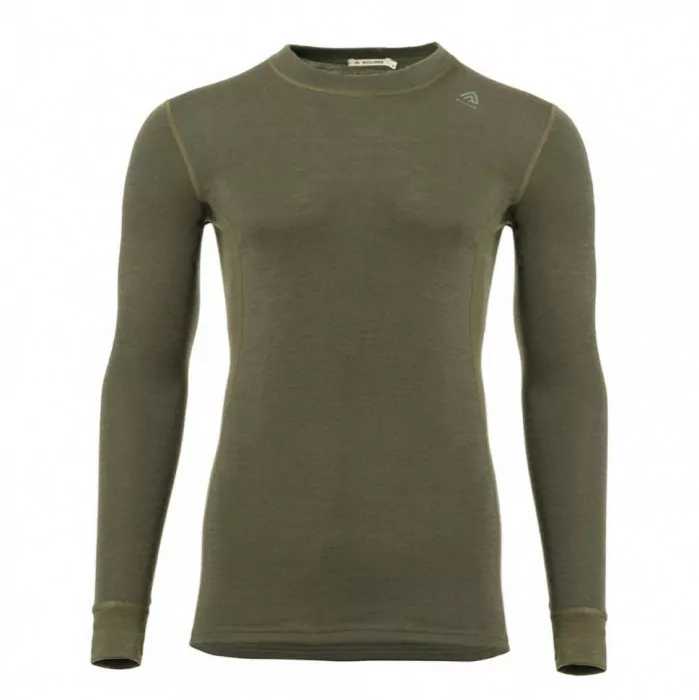 Термокофта чоловіча Aclima WarmWool 200 Crew Neck Men Olive Night XL 