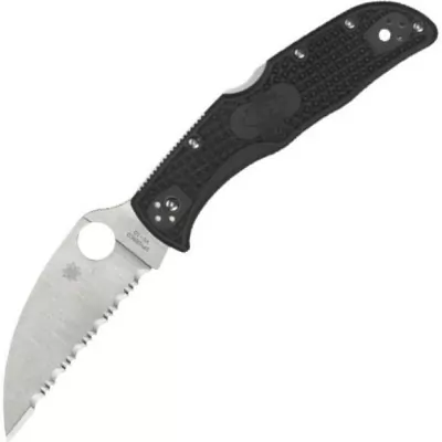 Ніж Spyderco Endela Wharncliffe, серейтор (C243FSWCBK)