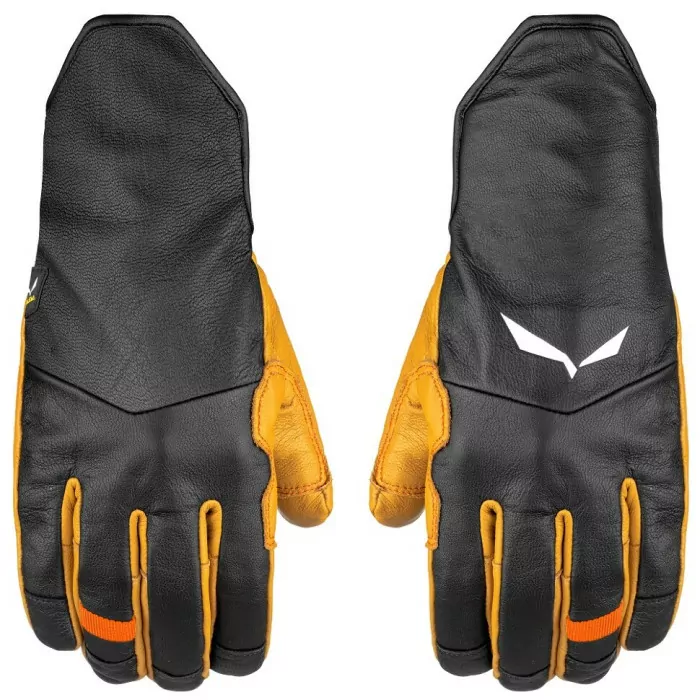 Рукавиці Salewa LEATHER WOOL GLOVES - жовті, M 