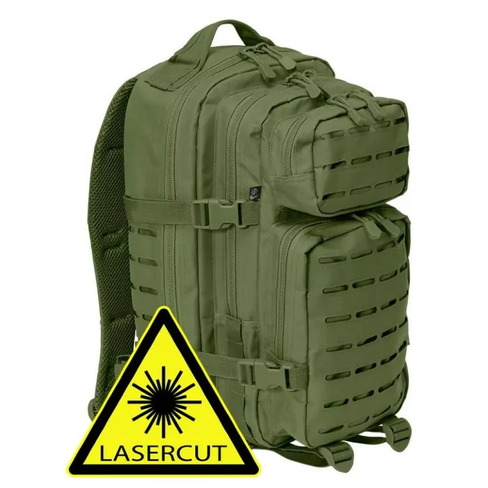 Рюкзак Brandit US Cooper Lasercut medium, оливковий 