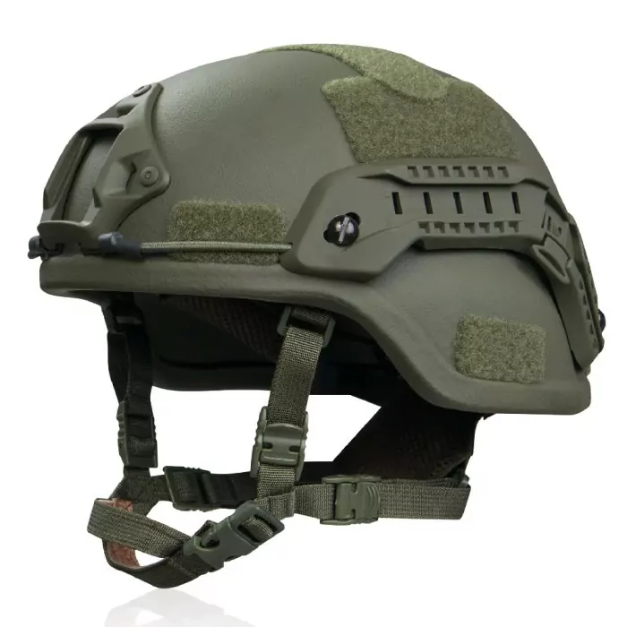 Кевларовий шолом Ukrarmor Mich 2000 Team Wendy. Рівень захисту NIJ IIIA Олива 