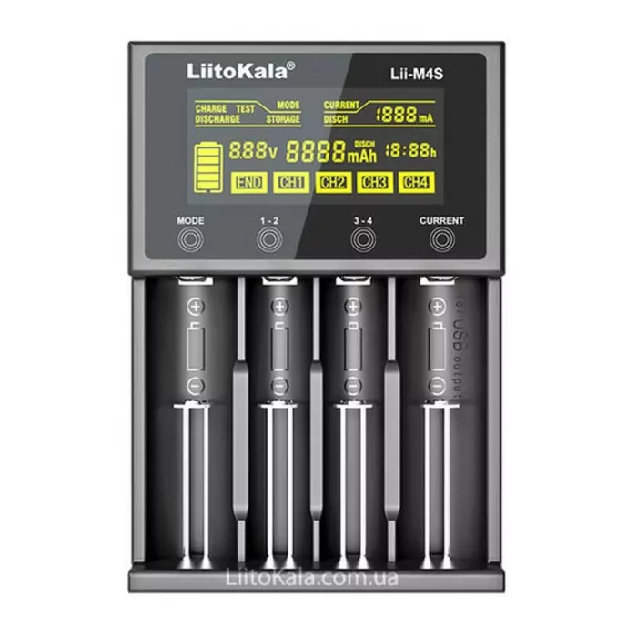 Зарядний пристрій LiitoKala Lii-M4S 