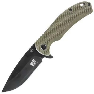 Ніж Skif міцний G-10 /Чорний зелений 420f