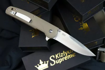 Ніж Kizlyar Supreme Biker-Z сатин, сталь 440C 