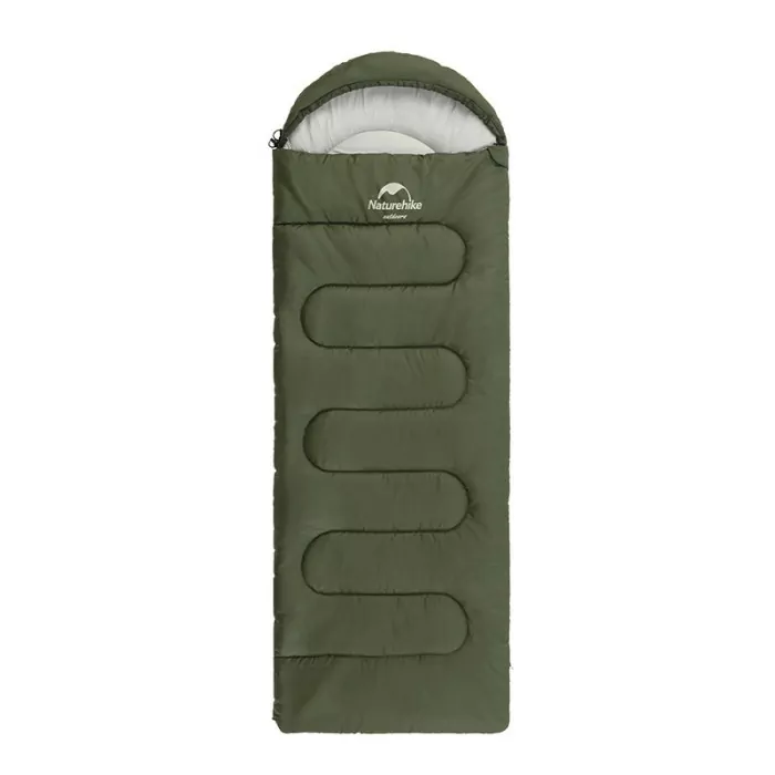 Спальний мішок Naturehike Y150L NH21MSD08, лівий, темно-зелений 