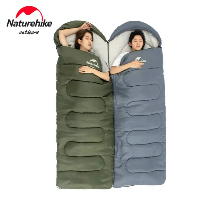 Спальний мішок Naturehike Y150L NH21MSD08, лівий, темно-зелений 