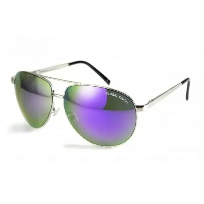Окуляри Global Vision Aviator-4 (G-Tech™ фіолетовий) 
